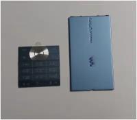 Клавиатура для Sony Ericsson W350 голубая+задняя крышка