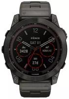 Garmin Fenix 7X Sapphire Solar титановый угольно-серый DLC с угольно-серым титановым DLC браслетом (010-02541-27)