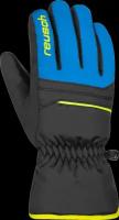 Перчатки REUSCH Alan Junior Blck/Bril Blu/Safety Yell (inch (дюйм):4)