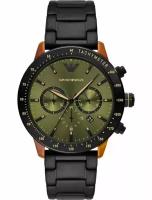 Наручные часы EMPORIO ARMANI AR11548, зеленый, черный