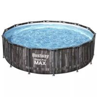 Бассейн BESTWAY каркасный Steel Pro Max 427х107см, фильтр-насос, лестница, тент в комплекте. арт.5614Z