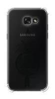 Противоударный силиконовый чехол на Samsung Galaxy A5 2017 / Самсунг Галакси А5 2017 с рисунком Талисман арт черный