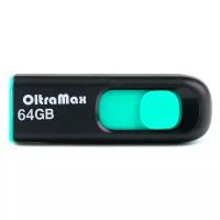 Флешки Без бренда Флешка OltraMax 250, 64 Гб, USB2.0, чт до 15 Мб/с, зап до 8 Мб/с, бирюзовая