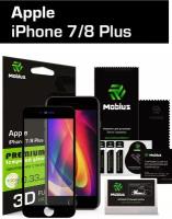 Защитное стекло Mobius для Apple iPhone 7/8 Plus 3D Full Cover (Black)