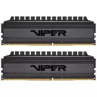 Оперативная память Patriot Memory VIPER 4 BLACKOUT 8 ГБ (4 ГБ x 2 шт.) DDR4 3000 МГц DIMM CL16 PVB48G300C6K