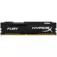 Оперативная память Kingston HyperX FURY Black DDR4 2666 Мгц 1x8 ГБ DIMM 1x8 ГБ (hx426c16fb2/8)