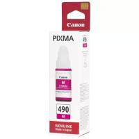 Чернила Canon Pixma G1400, 2400, 3400 (О) GI-490M, 0665C001, M, 70мл