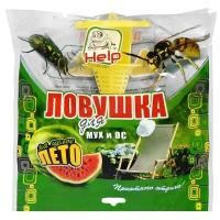 Ловушка для мух и ос HELP 21x21 см