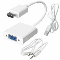 Разъем HDMI (m)-VGA (f)+AUX Power / RUICHI