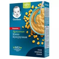 Каша безмолочная кукурузная для начала прикорма, Gerber 180г