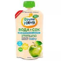 Сокосодержащий напиток ФрутоНяня Immuno baby яблоко, с 12 месяцев