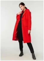 Пальто 364, каляев, размер 48, красный