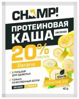 Каша овсяная Champ Банановая с коэнзимом Q10 быстрого приготовления, 40г