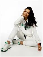 Спортивный женский костюм MRKN BRAND SPORTSWEAR, цвет white, худи South coast+джогерры, L размер