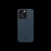 Чехол Pitaka MagEZ Case 3 (KI1408P) для iPhone 14 Pro (Black/Blue Twill)