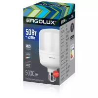 Мощная светодиодная лампа Ergolux LED-HW-50W-E40-6K серия PRO