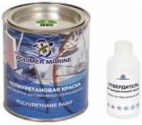 Краска зеленая Полиуретановая 2К Двухкомпонентная Polimer Marine