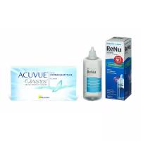 Контактные линзы ACUVUE OASYS with Hydraclear Plus + ReNu MultiPlus 360 мл, 6 шт