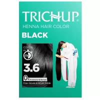 Хна для волос Trichup Heena чёрный, № 3.6, 60 г
