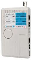 Тестер кабеля универсальный 5 в 1 RJ-45+RJ-11+1394+USB+BNC 3468 REXANT Артикул 12-1003