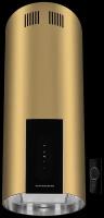 Цилиндрическая вытяжка Kuppersberg MOTUBA Gold, цвет корпуса золотая, цвет окантовки/панели золото