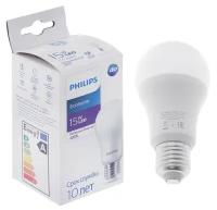 Лампа светодиодная Philips Ecohome Bulb 840, E27, 15 Вт, 4000 К, 1450 Лм, груша