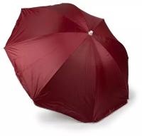 Зонт пляжный, круглый, бордовый, 155см