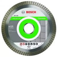 Диск алмазный отрезной Best for Ceramic Extraclean Turbo (125х22.2 мм) для УШМ Bosch 2608602479