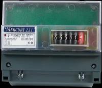 Счетчик э/энергии 3-фаз. 5 - 60А Меркурий 231 АМ-01 к.т.1.0, 1-тар. электр. на ДИН-рейку