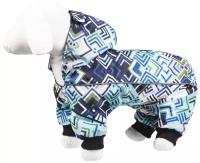Yami-Yami одежда О. Дождевик для собак с капюшоном на подкладке с рисунком морской бриз той-терьер 41514 0,1 кг 41514