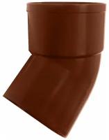 Отвод водосточной трубы ПВХ 45/100, коричневый - 4 шт
