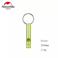 Свисток сигнальный Naturehike Emergency Whistle Superlight Long Section зеленый NH15A002-J