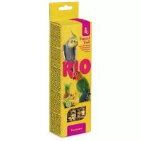 Лакомство для птиц RIO с тропическими фруктами, 150 г, 2 шт. в уп