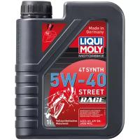 Моторное масло LIQUI MOLY Motorbike 4T Synth Street Race 5W-40 1 л