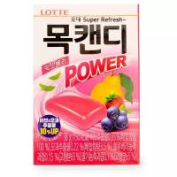 Lotte Карамель Power вкус ассорти, 38 г, картонная коробка