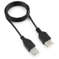 Кабель удлинитель USB(A)шт - USB(A)гн. 2,0 Гарнизон GCC-USB2-AMAF-1M, AM/AF, 1м, пакет