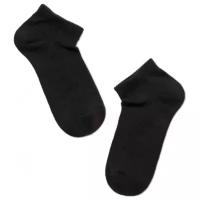 Укороченные женские носки Conte Elegant 7С-34СП рисунок 016, р.23, черный