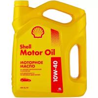 Масло моторное Shell MOTOR OIL 10w40 4л полусинтетика API SL/CF