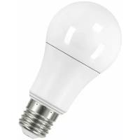 Лампа OSRAM LED Star E27 A60 10Вт, светодиодная LED, 1055 лм, эквивалент 100Вт, тёплый свет 2700К