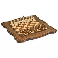 Simonyan Шахматы + нарды + шашки резные Гамбит 2 игровая доска в комплекте