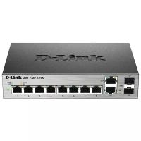 D-Link SMB Сетевое оборудование D-Link DGS-1100-10/ME/A2A Настраиваемый коммутатор 2 уровня с 8 портами 10/100/1000Base-T и 2 комбо-портами 100/1000Base-T/SFP