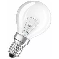 Лампа накаливания OSRAM, Classic P CL 40 W 230 V E14 E14, P45, 40Вт, 2700К