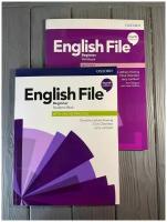 Комплект English File Beginner.(Fourth Edition) Student's Book, Work book (учебник+рабочая тетрадь)