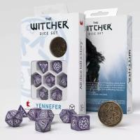 Набор кубиков для настольных ролевых игр Q-Workshop The Witcher Dice Set Yennefer - Lilac and Gooseberries, 7 шт