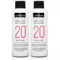 Окисляющая эмульсия 6 % LORVENN HAIR PROFESSIONALS oxycreme 20 vol 70 мл