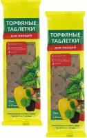 Торфяные таблетки для овощей 42 мм 12 шт Х 2 шт