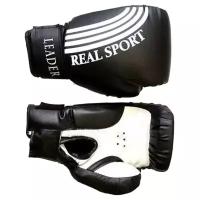 Боксерские перчатки Realsport Leader, 6 oz