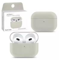 Ультратонкий чехол для Apple AirPods Pro 2 / Силиконовый кейс для беспроводных наушников Эпл Аирподс Про 2 из гибкого силикона (Pock Color)