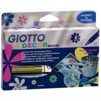 GIOTTO Набор фломастеров Decor Metal (452900)