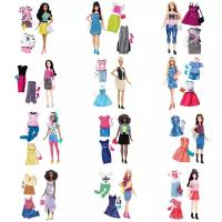 Кукла Barbie Игра с модой с набором одежды, 29 см, DTD96